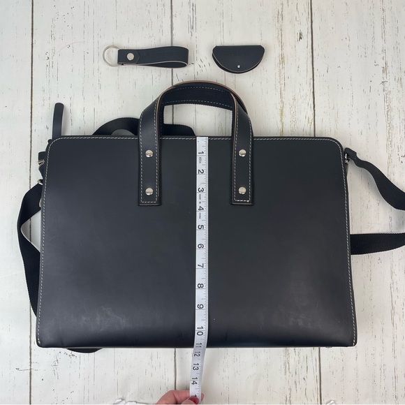 Vacavaliente Robb Vices Singapur U Exclusive Leather Briefcase - Picture 8 of 16